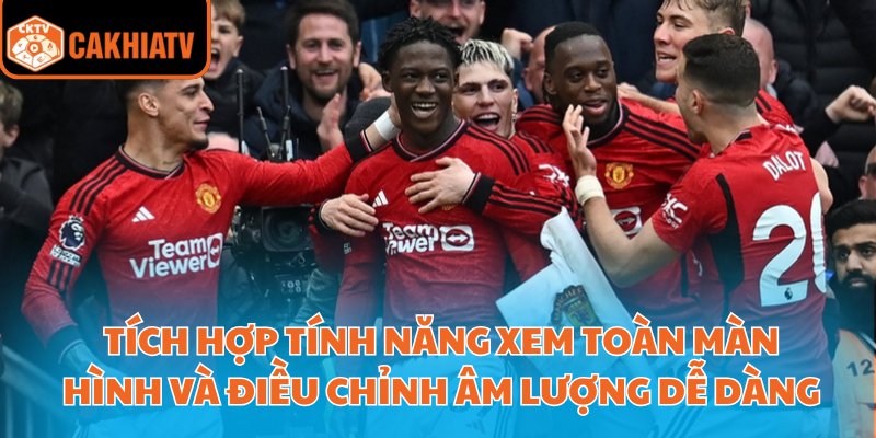 Tích hợp tính năng xem toàn màn hình và điều chỉnh âm lượng dễ dàng